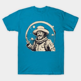 Inspector Spacetime Humorous Space Travels T-Shirt